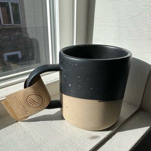 United by blue 8oz black stoneware mug - 3 available